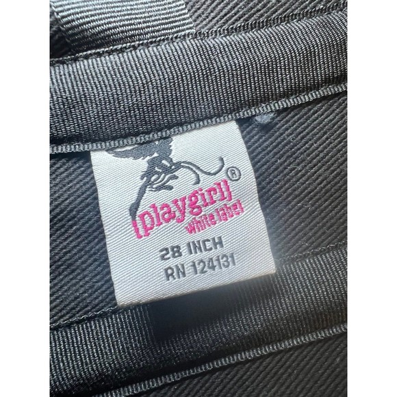 Play Girl White Label Black Velvet Boned Corset - Picture 3 of 3